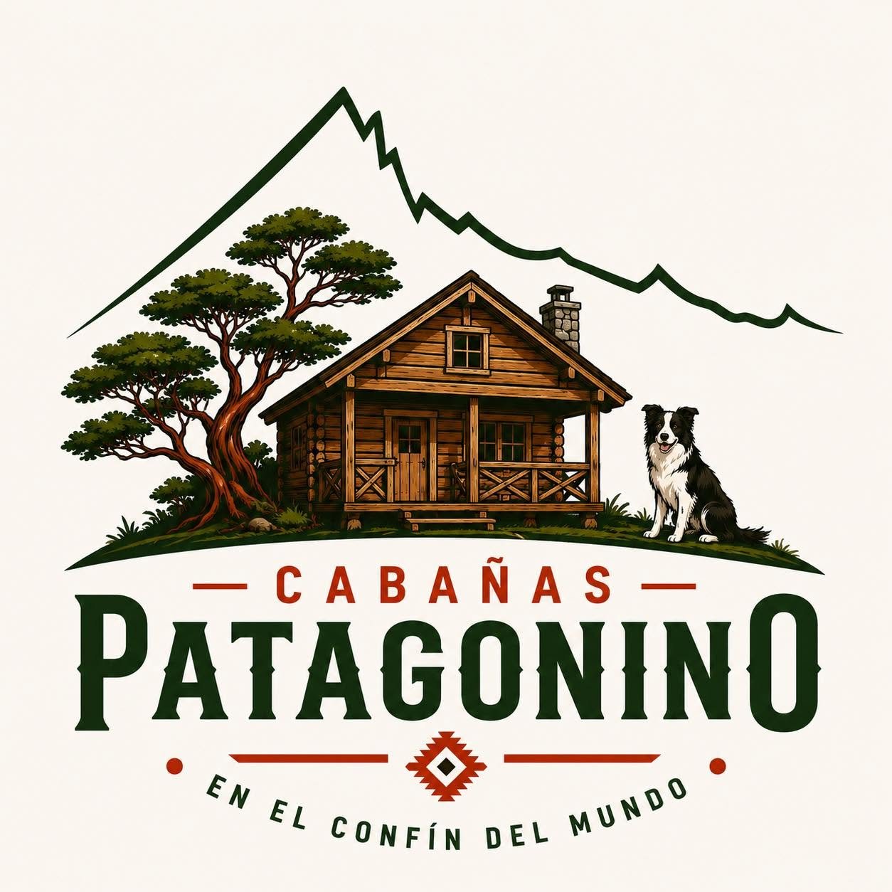 Cabañas Patagonino Logotipo